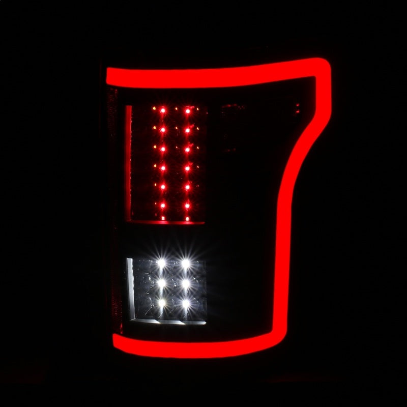 ANZO 15-17 Ford F-150 LED Taillights - Smoke - eliteracefab.com