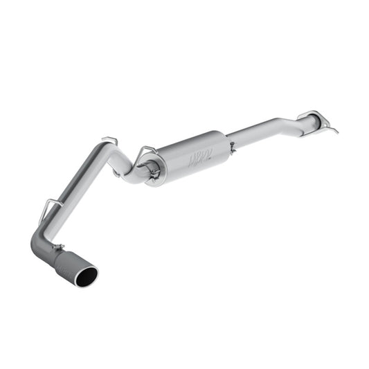 MBRP S5090AL 3-Inch Cat-Back Exhaust for 2017-2022 Chevrolet Colorado/GMC Canyon, Aluminized Steel, Tour Profile, Single Side Exit Design.