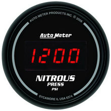 Load image into Gallery viewer, Autometer Z Series 52mm Digital 0-1600 PSI Nitrous Pressure Gauge