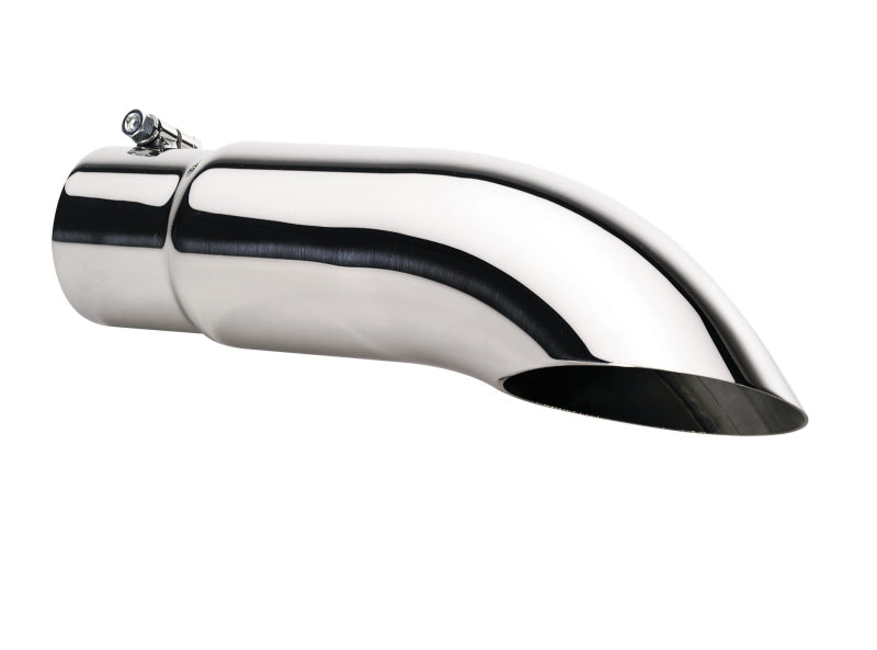 Gibson Turn Down Slash-Cut Tip - 4in OD/4in Inlet/12in Length - Stainless Gibson