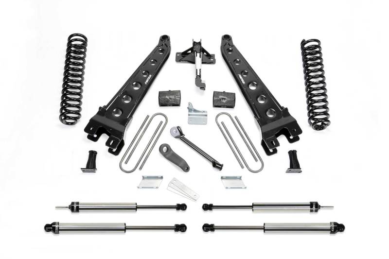 Fabtech 08-16 Ford F250 4WD 6in Rad Arm Sys w/Coils & Dlss Shks - eliteracefab.com