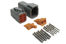 Load image into Gallery viewer, Haltech Matching Set of Deutsch DTM-6 Connectors 7.5 Amp Plug &amp; Pins