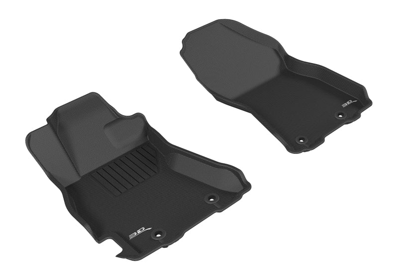 3D MAXpider 2015-2019 Subaru Legacy/Outback Kagu 1st Row Floormat - Black - eliteracefab.com