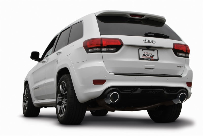 Borla 2015 Jeep Grand Cherokee SRT8 ATAK Dual Round Rolled Exit Catback Exhaust - eliteracefab.com