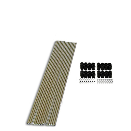 Nitrous Express 8-Cyl Tubing Kit (4 - 14 And 4 - 16, 4 - 20, 4 - 24, Incl. B-Nuts) - 80085