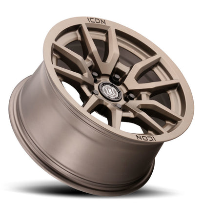 ICON Vector 5 17x8.5 5x150 25mm Offset 5.75in BS 110.1mm Bore Bronze Wheel