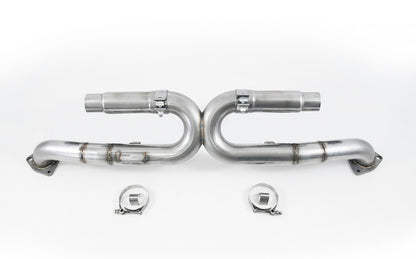 AWE Tuning 991 Carrera Performance Exhaust - Chrome Silver Tips AWE Tuning