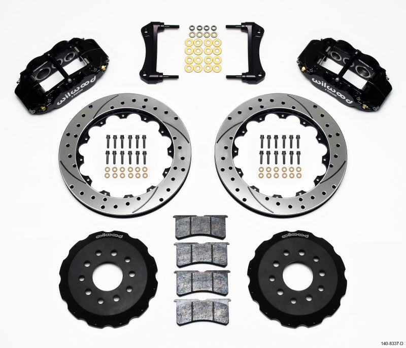 Wilwood Narrow Superlite 6R Front Hat Kit 12.88in Drilled 88-93 Corvette C4 Wilwood
