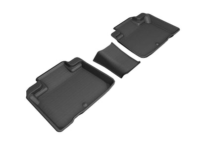 3D MAXpider L1LC00821509 2016-2020 Lincoln Nautilus/Mkx Kagu 2nd Row Floormats - Black 3D MAXpider