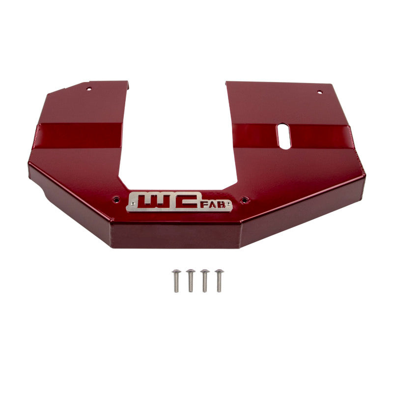 Wehrli 13-23 Dodge Cummins 6.7L Fabricated Aluminum Engine Cover - WCFab Red