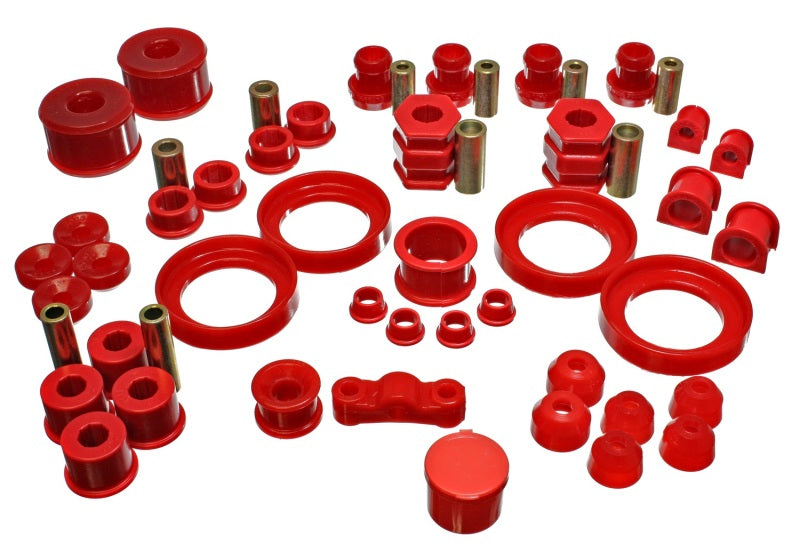 Energy Suspension 99-00 Honda Civic Si Red Hyper-Flex Master Bushing Set - eliteracefab.com