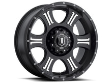 Load image into Gallery viewer, ICON Shield 20x9 8x180 12mm Offset 5.5in BS 125.2mm Bore Satin Black/Machined Wheel