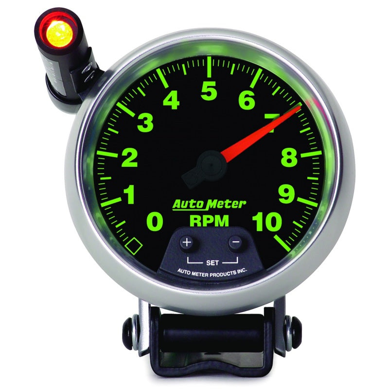 Autometer GS Quick Lite 3 3/4in 10k RPM Pedestal Tachometer 3890