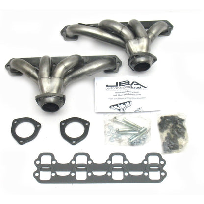 JBA Ford 260-351W SBF 1-5/8in Primary Raw 409SS Tight Tuck Header JBA