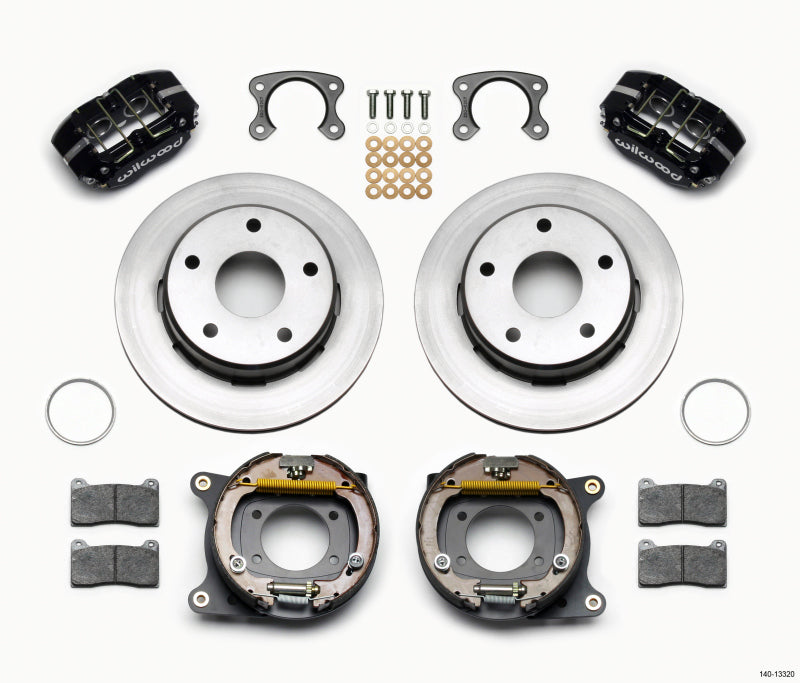 Wilwood Dynapro Lug Mount P/S Park Brake Kit Small Ford 2.36in Off Bronco 5 x 5.50 Wilwood