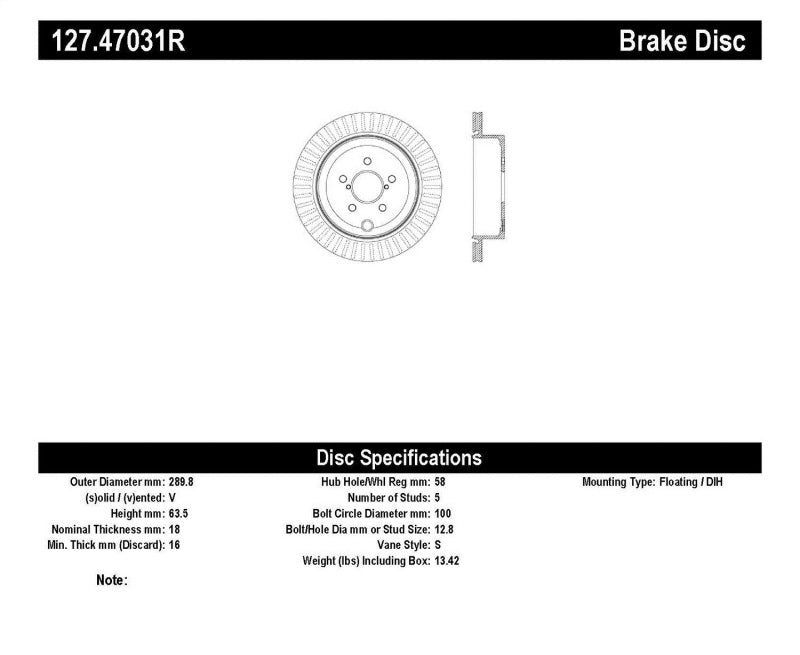 StopTech Slotted & Drilled Sport Brake Rotor - eliteracefab.com