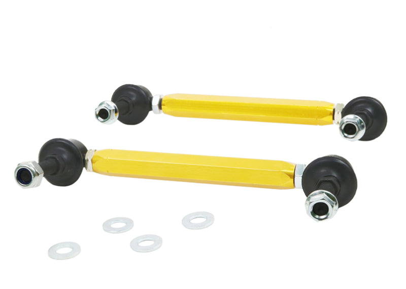 Whiteline Universal Swaybar Link Kit-Heavy Duty Adj Steel Ball w/ 10mm Ball/Ball - eliteracefab.com