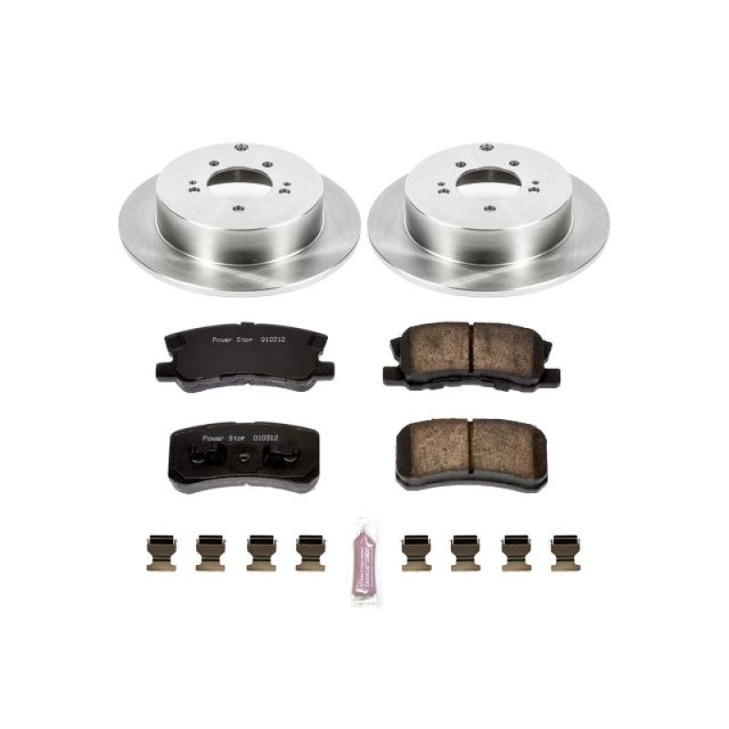 Power Stop 09-15 Mitsubishi Lancer Rear Autospecialty Brake Kit - eliteracefab.com