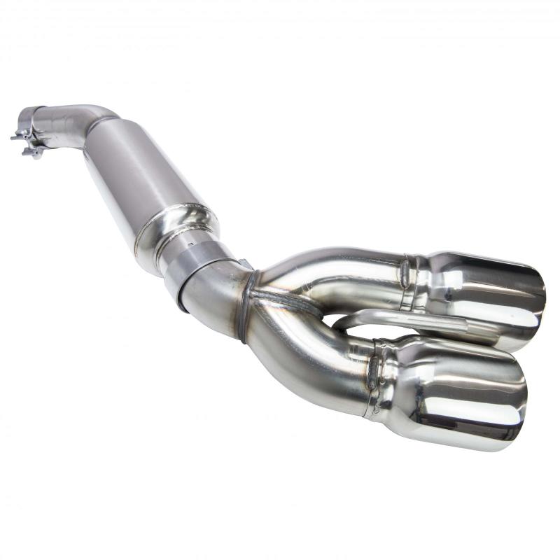 KOOKS AXLE-BACK EXHAUST POLISHED (2016+ CAMARO SS/ZL1) - eliteracefab.com