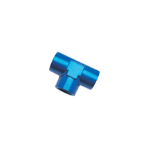 Load image into Gallery viewer, Russell Performance 3/8in Female Pipe Tee Fitting (Blue)