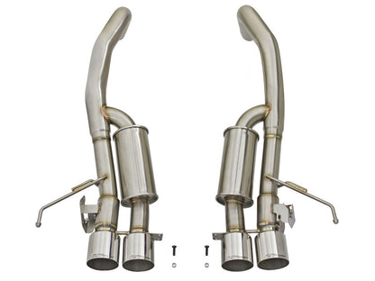 aFe MACHForce XP 3in-2 1/2in Axle Back 304SS Exhaust w/ Polished Tips 15-17 Chevy Corvette Z06 aFe