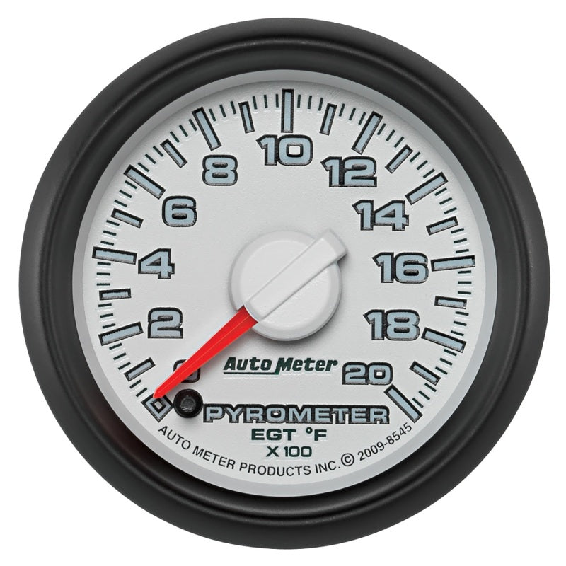 AutoMeter GAUGE; PYRO. (EGT); 2 1/16in.; 2000deg.F; STEPPER MOTOR; RAM GEN 3 FACT. MATCH Dodge 2003-2009 - eliteracefab.com