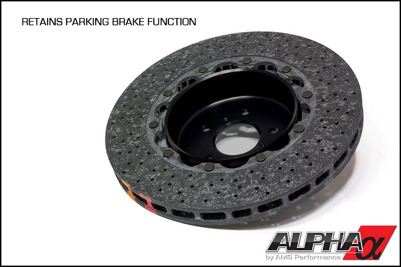 AMS Performance 2012+ Nissan GT-R DBA/NISMO R35 Alpha Carbon Ceramic Brake Kit AMS