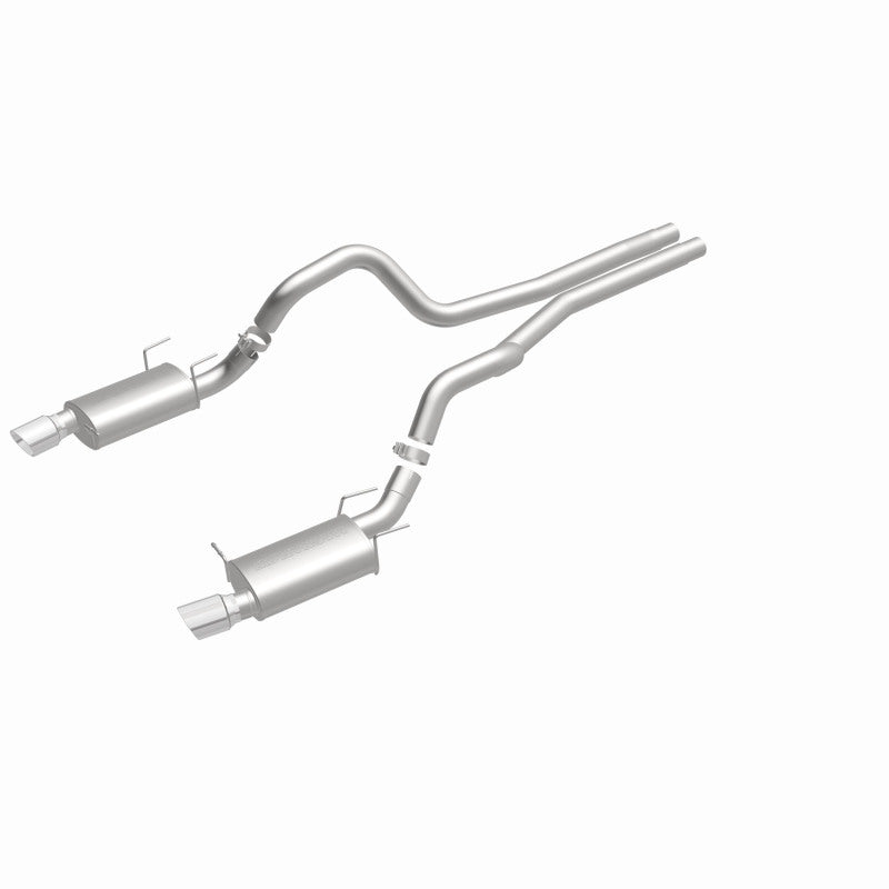 MagnaFlow 13 Ford Mustang Dual Split Rear Exit Stainless Cat Back Performance Exhaust (Street) Magnaflow