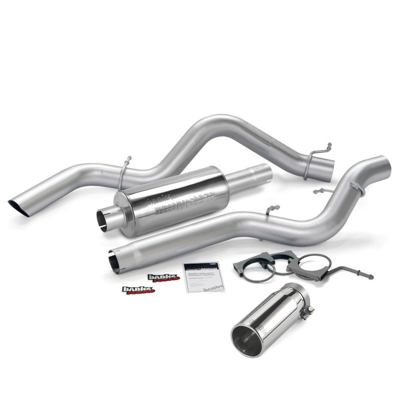 Banks Power 06-07 Chevy 6.6L CCLB Monster Exhaust System - SS Single Exhaust w/ Chrome Tip Banks Power