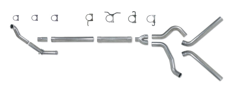 Diamond Eye KIT 4in TB MFLR RPLCMENT PIPEDUALALUM94-97 5 7 3L F250/F350 PWRSTROKE NFS Diamond Eye Performance