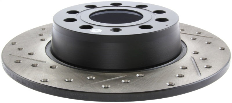 StopTech Slotted & Drilled Sport Brake Rotor - eliteracefab.com