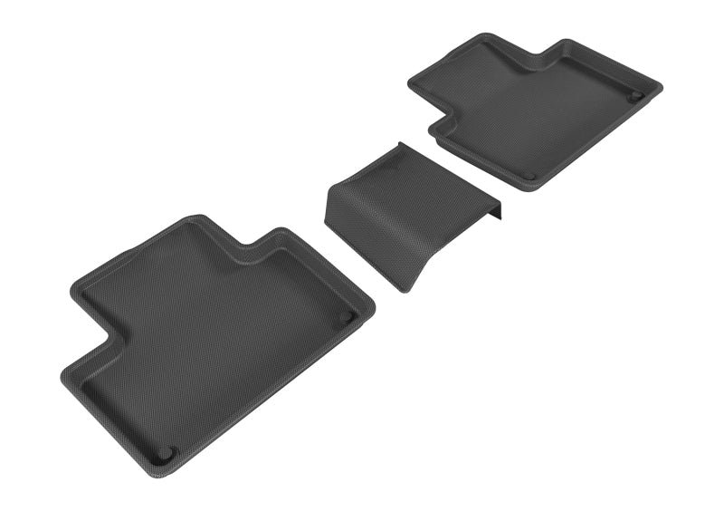 3D MAXpider L1VV02021509 2015-2019 Volvo XC90 Kagu 2nd Row Floormats - Black
