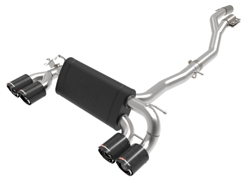 aFe 20-22 Audi RS6 Avant V8 4L (tt) MACH Force-Xp 3in to 2.5in 304 SS Cat-Back Exhaust w/ Carbon Tip aFe