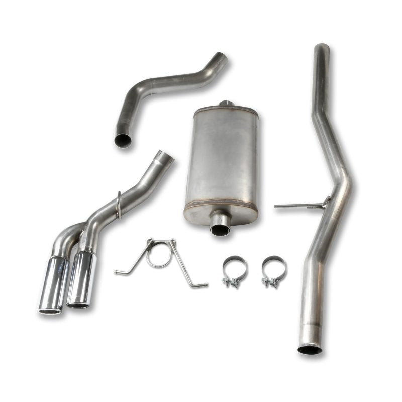 JBA 04-19 Chevy Silverado 4.8L/5.3L (Excl Reg Cab) 304SS Dual Exit Cat-Back Exhaust w/3in Tips JBA