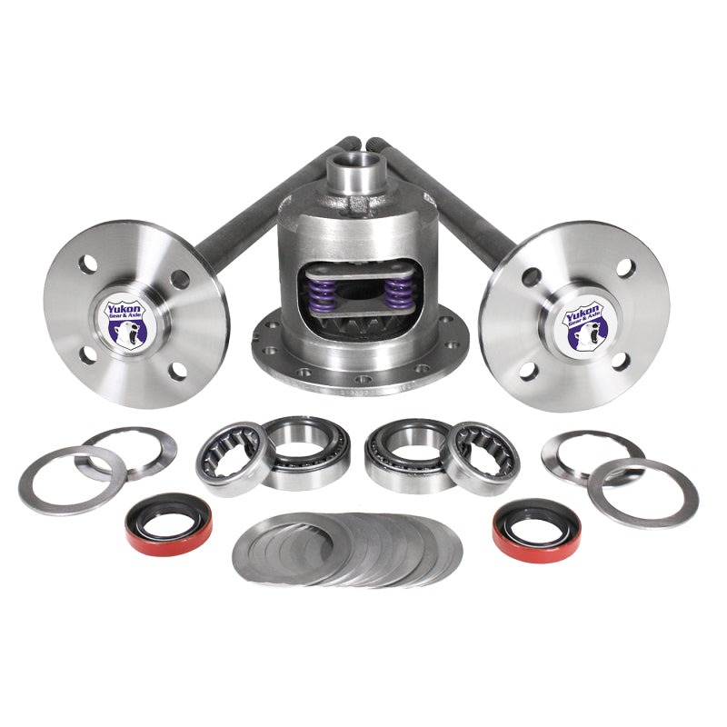 Yukon Gear 79-93 Mustang Axle Kit / 28 Spline / 4 Lug Axles w/ Duragrip Positraction Yukon Gear & Axle