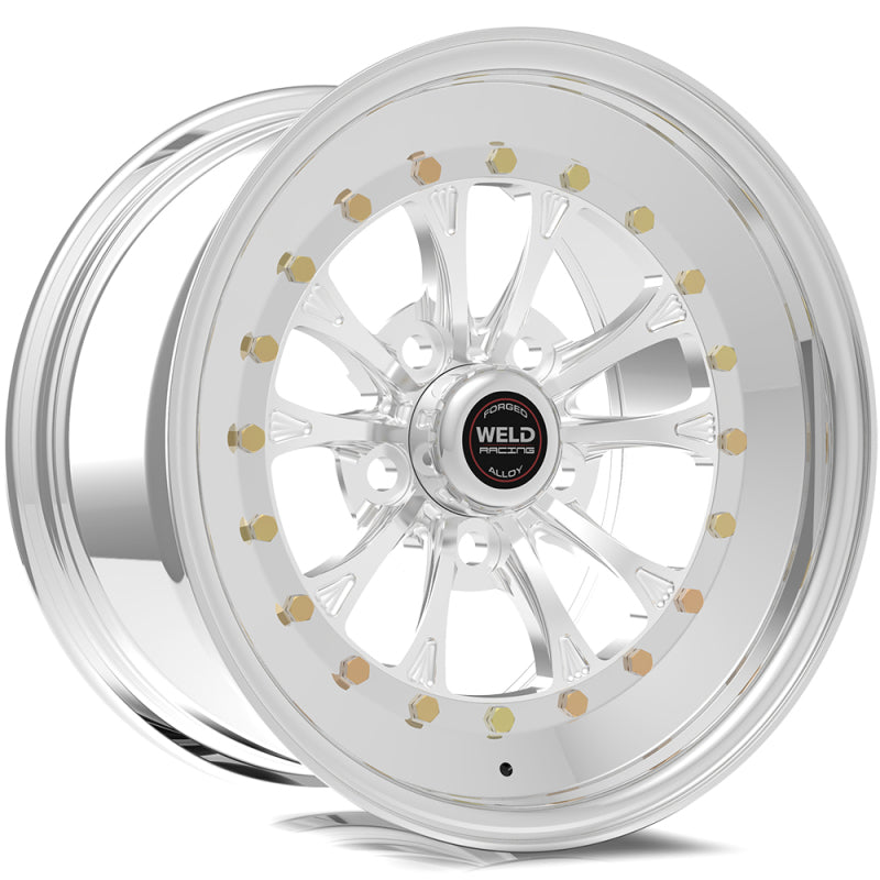 Weld Vitesse 15x9 / 5x4.75 BP / 4.5in. BS Polished Wheel - Non-Beadlock