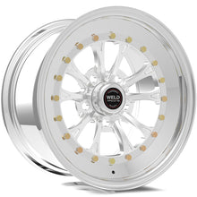 Load image into Gallery viewer, Weld Vitesse 15x9 / 5x4.75 BP / 4.5in. BS Polished Wheel - Non-Beadlock