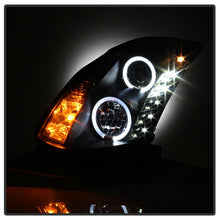 Load image into Gallery viewer, Spyder Infiniti G35 03-07 2DR Projector Halogen - LED Halo DRL Blk High H4 PRO-YD-IG35032D-DRL-BK - eliteracefab.com