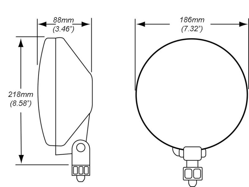 Hella 700FF H3 12V/55W Halogen Driving Lamp Kit - eliteracefab.com