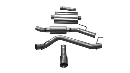 Corsa 2020 Jeep Gladiator JT 3.0in Cat-Back Single Touring Side Exit w/ 4.0in Polished Tip CORSA Performance