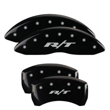 Load image into Gallery viewer, MGP Front set 2 Caliper Covers Engraved Front SRT4 Black finish silver ch MGP