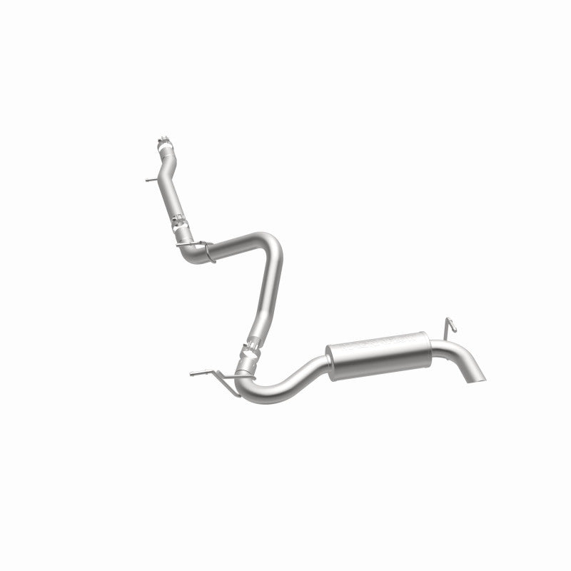 MagnaFlow 12-14 Jeep Wrangler 3.6L Single Straight Rear P/S Exit Stainless C/b Perf Exhaust-Comp Magnaflow