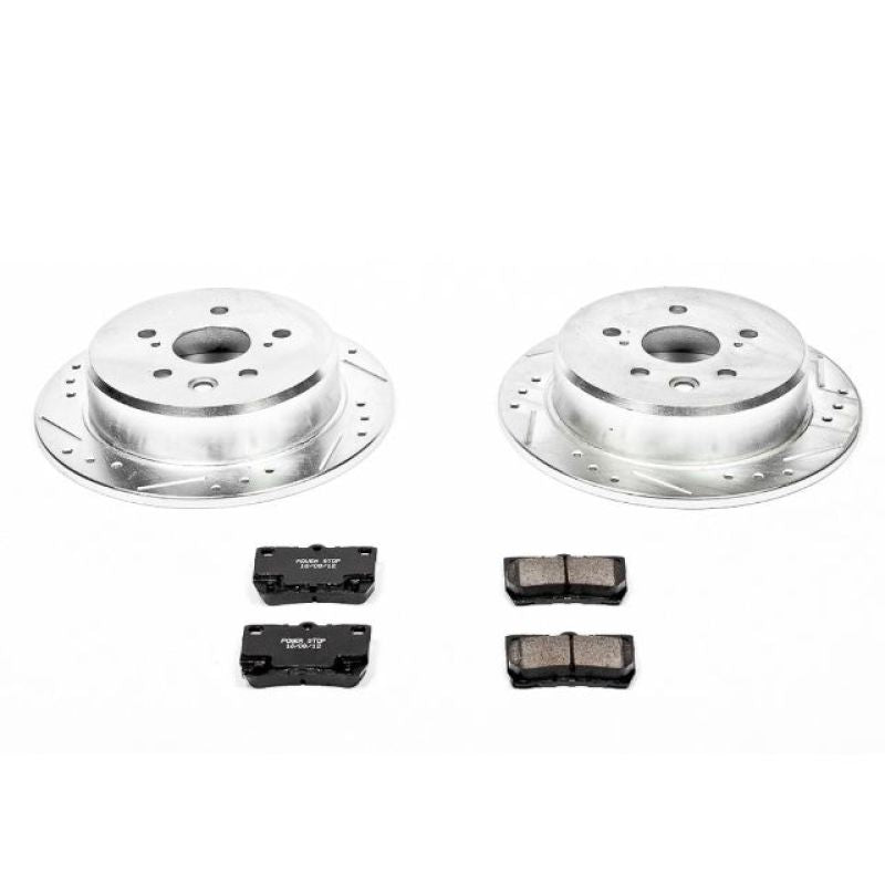 Power Stop 06-13 Lexus IS250 Rear Z23 Evolution Sport Brake Kit - eliteracefab.com