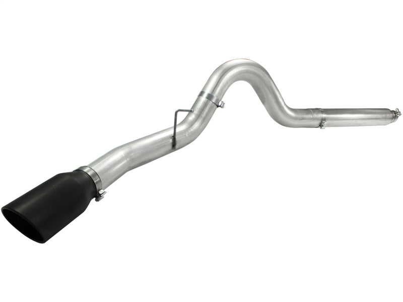 aFe ATLAS 5 IN Aluminized Steel DPF-Back Exhaust System w/Black Tip for 2008-2010 F-250/F-350/F-450/F-550 6.4L - 49-03054-B