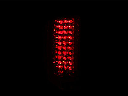 ANZO USA Chevrolet Silverado 1500 Led Taillights Red/Clear; 2007-2013 - eliteracefab.com