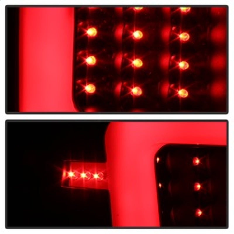 xTune 04-15 Nissan Titan Light Bar LED Tail Lights - Black (ALT-ON-NTI04-LBLED-BK) - eliteracefab.com