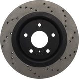 STOPTECH 08-09 INFINITI EX35 / 05-08 G35 / 09 G37 / 06-09 M35/M45 DRILLED LEFT FRONT ROTOR, 128.42080L