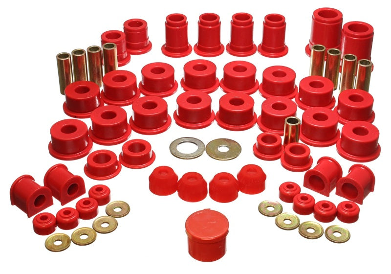 Energy Suspension 90-95 Toyota 4 Runner 2WD/4WD Red Hyper-Flex Master Bushing Set - eliteracefab.com