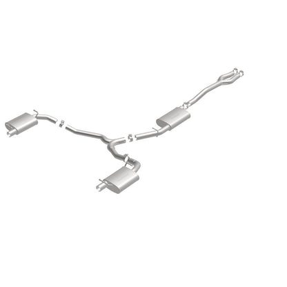 MagnaFlow Cat-Back SS Dual Split Rear Exit 2015 Dodge Charger/Chrysler 300C 3.6L V6 (Uses OEM Tips) Magnaflow