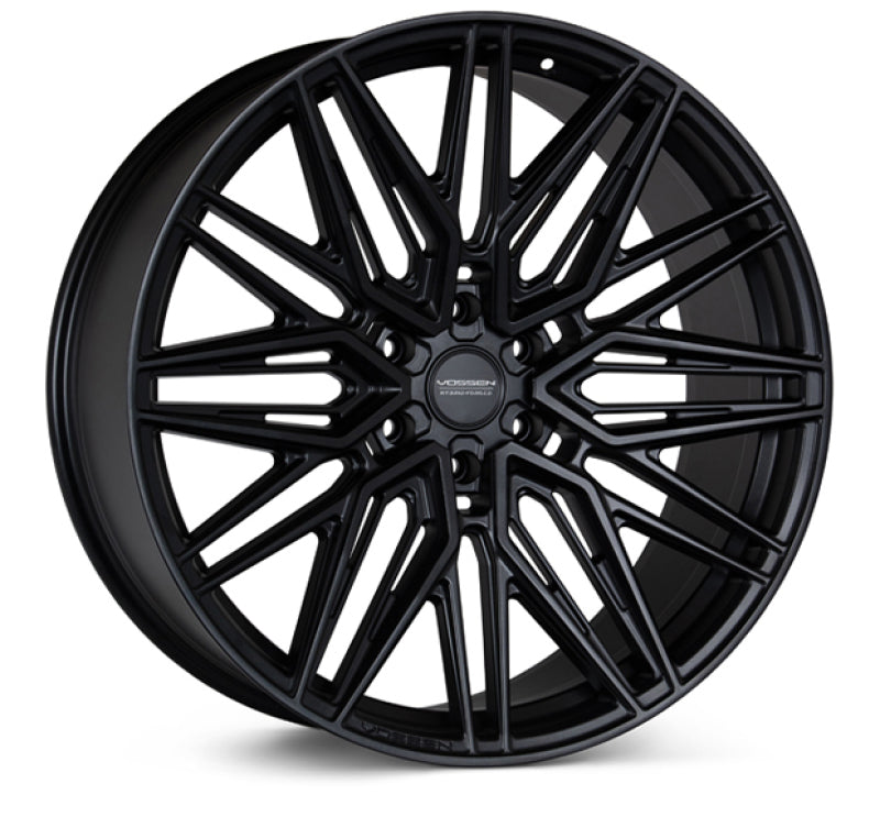 Vossen HF6-5 22x9.5 / 6x139.7 / ET20 / Deep Face / 106.1 - Satin Black Wheel Vossen